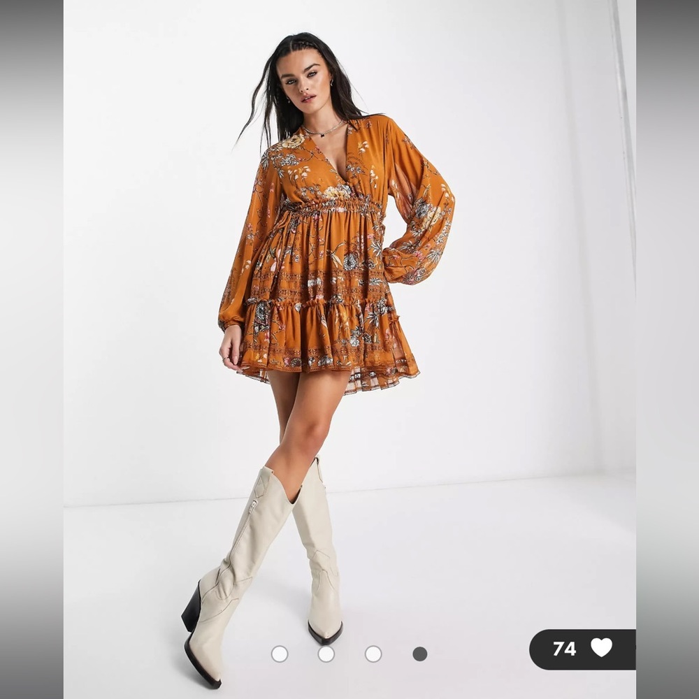 Free People | Cherry Blossom Mini Dress